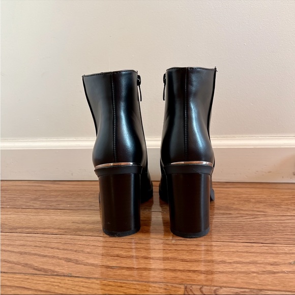 ASOS/RAID black heeled ankle boots - Picture 8 of 14